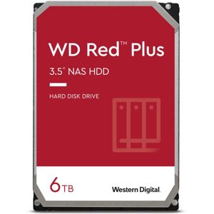 Western Digital WD Red Plus WD60EFPX NAS HDD - 6 TB 5400 rpm 256 MB 3,5 Zoll SATA 6 Gbit/s CMR