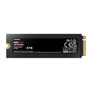 Samsung 990 PRO NVMe SSD 4 TB M.2 PCIe 4.0 3D-NAND TLC mit Kühlkörper