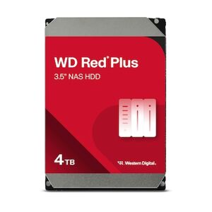 Western Digital WD Red Plus WD40EFPX NAS HDD - 4 TB 5400 rpm 256 MB 3,5 Zoll SATA 6 Gbit/s CMR