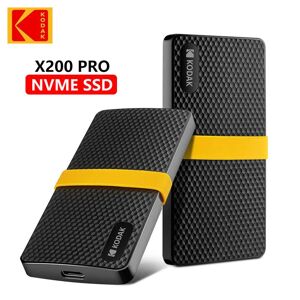 Kodak X200 Pro Usb3.1 Gen 2 Ssd 1 Tb Nvme Externe Festplatte Mini Solid State Pssd Für Macbook-Desktops Ps5 Xbox Ps4