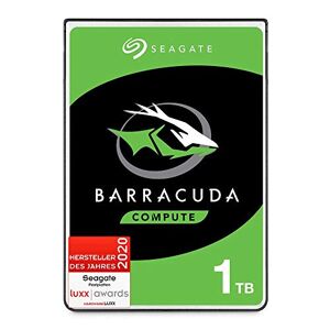 Seagate Barracuda 1TB interne Festplatte HDD, 2.5 Zoll, 5400 U/Min, 128 MB Cache, SATA 6GB/s, silber, FFP, Modellnr.: ST1000LMZ48