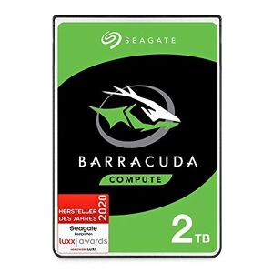 Seagate Barracuda 2TB interne Festplatte HDD, 2.5 Zoll, 5400 U/Min, 128 MB Cache, SATA 6GB/s, silber, FFP, Modellnr.: ST2000LMZ15