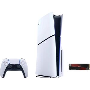 PlayStation 5 Disk Edition (Slim) + Samsung 990 PRO Heatsink interne SSD mit 2TB...