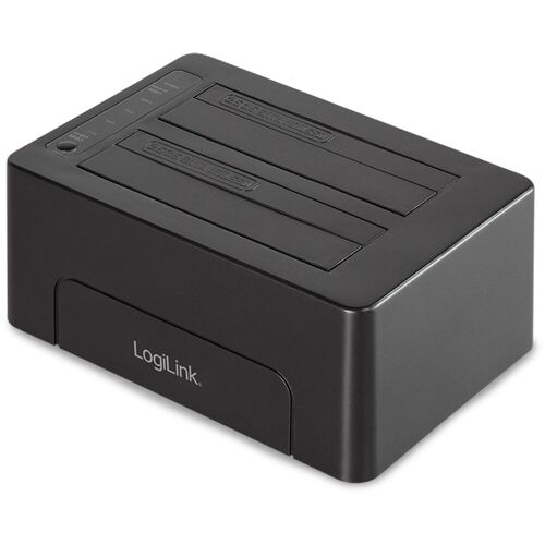LOGILINK Festplatten-Dockingstation QP0028, 2x 6,35 cm (2,5")/ 8,9 cm (3,5")