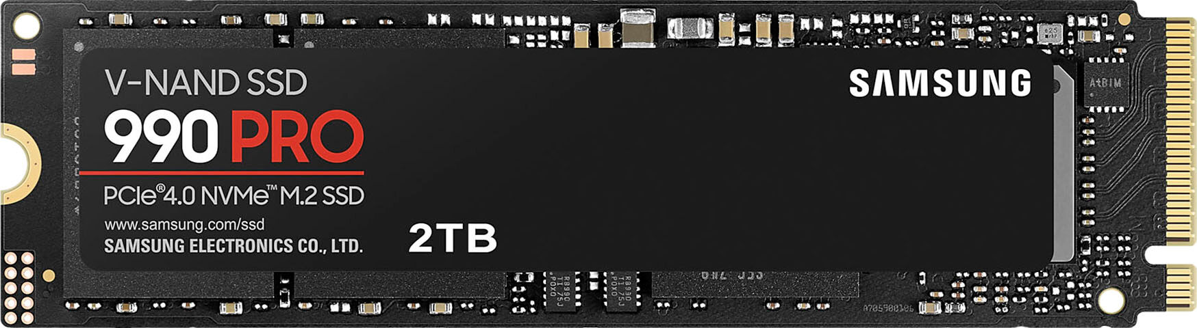 SAMSUNG interne SSD "990 PRO NVMe™ M.2" Festplatten Gr. 2 TB, schwarz Interne Festplatten