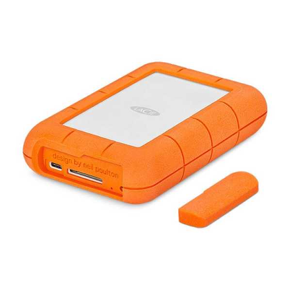 LaCie Rugged RAID Pro tragbare externe Festplatte 4TB 2.5 Zoll USB-C für Mac & PC Orange