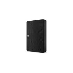 Seagate Expansion STKM1000400 - Harddisk - 1 TB - ekstern (bærbar) - USB 3.0 - sort - med Seagate Rescue Data Recovery