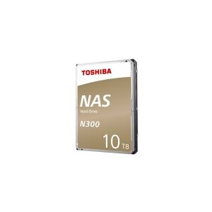 Toshiba N300 NAS - Harddisk - 10 TB - intern - 3,5 - SATA 6Gb/s - 7200 rpm - buffer: 256 MB