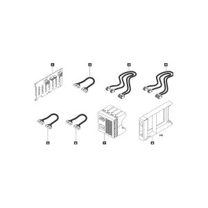 Lenovo 2.5 - Server 8-ports SATA/SAS bagplan - for ThinkAgile VX 2U Certified Node 7Y94 (2.5)  ThinkAgile VX Certified Node 7Y94 (2.5)  ThinkSystem SR550 7X03 (2.5), 7X04 (2.5)  SR650 7X05 (2.5), 7X06 (2.5)