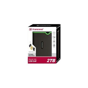 Transcend StoreJet 25M3 - Harddisk - 2 TB - ekstern (bærbar) - 2.5 - USB 3.0