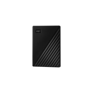 Western Digital WD My Passport WDBYVG0010BBK - Harddisk - krypteret - 1 TB - ekstern (bærbar) - USB 3.2 Gen 1 - 256-bit AES - sort