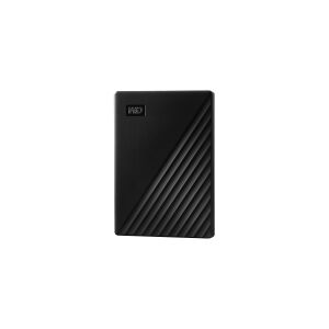 Western Digital WD My Passport WDBYVG0020BBK - Harddisk - krypteret - 2 TB - ekstern (bærbar) - USB 3.2 Gen 1 - 256-bit AES - sort