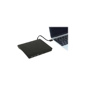 Delock 5.25 External Enclosure Ultra Slim SATA > USB 3.0 - Lagringspakning - SATA - USB 3.0 - sort