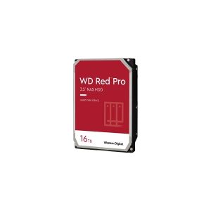 Western Digital WD Red Pro WD161KFGX - Harddisk - 16 TB - intern - 3.5 - SATA 6Gb/s - 7200 rpm - buffer: 512 MB