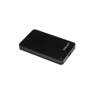 Intenso Memory Case - Harddisk - 1 TB - ekstern (bærbar) - 2.5 - USB 3.0 - 5400 rpm - buffer: 8 MB - sort