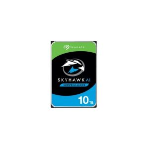 Seagate SkyHawk AI ST10000VE001 - Harddisk - 10 TB - intern - 3,5 - SATA 6Gb/s - 7200 rpm - buffer: 256 MB