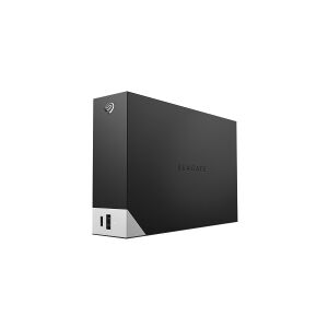 Seagate One Touch with hub STLC16000400 - Harddisk - 16 TB - ekstern (stationær) - USB 3.0 - sort - med Seagate Rescue Data Recovery