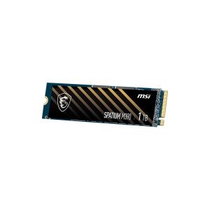 MSI SPATIUM M390 - SSD - krypteret - 1 TB - intern - M.2 2280 - PCIe 3.0 x4 (NVMe) - 256-bit AES