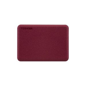 Toshiba Canvio Advance - Harddisk - 4 TB - ekstern (bærbar) - 2.5 - USB 3.2 Gen 1 - rød