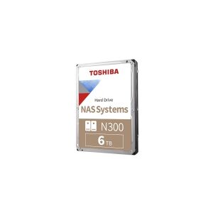 Toshiba N300 NAS - Harddisk - 6 TB - intern - 3,5 - SATA 6Gb/s - 7200 rpm - buffer: 256 MB