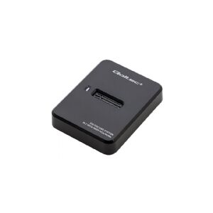 Qoltec - SSD-dockingstation - båse: 1 - M.2 - M.2 Card (PCIe NVMe & SATA) - USB 3.1 (Gen 2) - sort