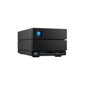 LaCie 2big Dock STLG40000400 - Harddisk-array - 40 TB - 2 bays (SATA-600) - HDD 20 TB x 2 - Thunderbolt 3, USB 3.2 Gen 2 (ekstern) - med 5 års Rescue Data Recovery Service Plan