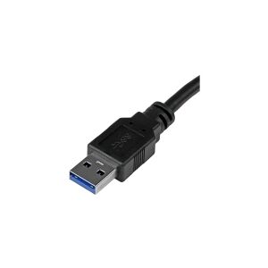 StarTech.com USB 3.1 to 2.5 SATA Hard Drive Adapter - USB 3.1 Gen 2 10Gbps with UASP External HDD/SSD Storage Converter (USB312SAT3CB) - Lagringskontrol - 2.5 - SATA 6Gb/s - USB 3.1 (Gen 2) - sort