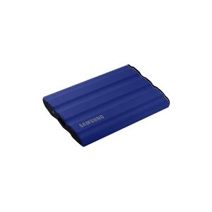 Samsung T7 Shield MU-PE2T0R - SSD - krypteret - 2 TB - ekstern (bærbar) - USB 3.2 Gen 2 (USB-C stikforbindelse) - 256-bit AES - blå