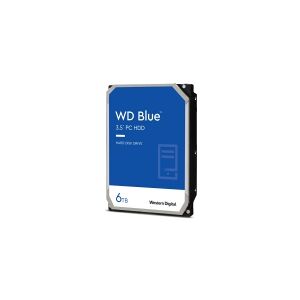 Western Digital WD Blue WD60EZAX - Harddisk - 6 TB - intern - 3.5 - SATA 6Gb/s - 5400 rpm - buffer: 256 MB