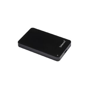 Intenso Memory Case - Harddisk - 500 GB - ekstern (bærbar) - 2.5 - USB 3.0 - 5400 rpm - buffer: 8 MB - sort