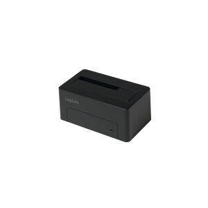 LogiLink QP0026, HDD,SSD, SATA, Serial ATA II, Serial ATA III, 2,5,3,5, USB 3.2 Gen 1 (3.1 Gen 1) Type-B, 5 Gbps, Sort