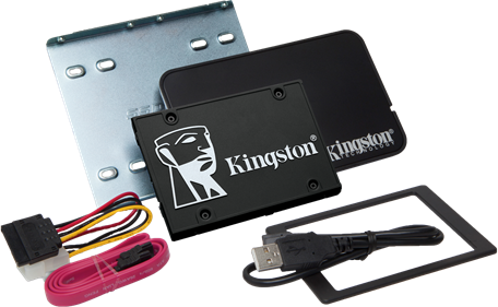 Kingston - Kc600 2.5" Ssd Harddisk - 256 Gb - Opgraderingskit