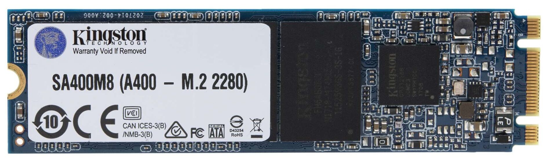 Kingston Ssdnow A400 M.2 2280 Sata Ssd - 240gb