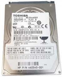 Disco Duro Toshiba 250GB Portátil Dv2700 462540-001