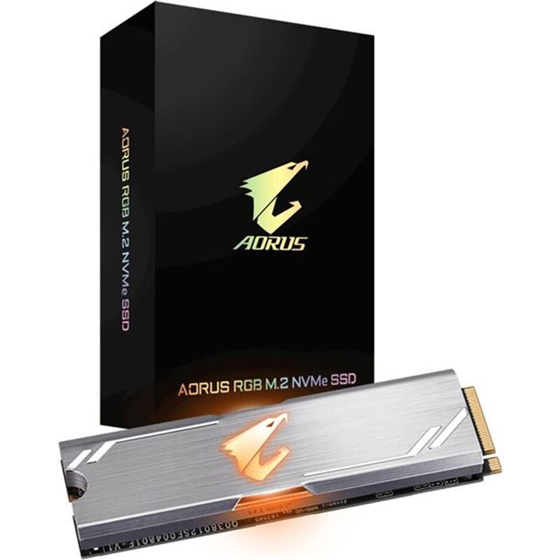 Gigabyte gp-asm2ne2512gttdr gp-asm2ne2512gt disco duro m2 ssd 512gb aorus rgb nvme 2280