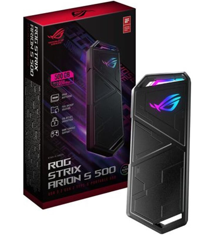 Asus hd09as01 ssd rog strix arion s500 500gb nvme usb-c portatil hd34106743