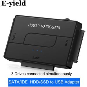 E-yield Adaptateur usb 3.0 vers SATA IDE  Combo disque dur Sata vers usb 3.0  convertisseur de transfert de