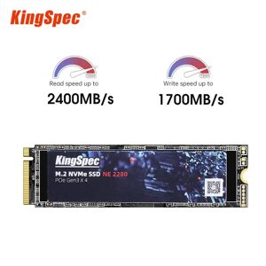 KingSpec disque dur interne SSD NVMe  M.2  PCIe 256  512 pouces  avec capacite de 128 go  2280 go