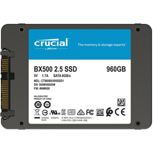 Crucial SSD interne BX500 500GB 3D NAND SATA 2.5 - Publicité