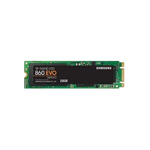 Samsung Disque SSD Interne 860 Evo SATA III M.2 250 Go Noir et vert - Publicité