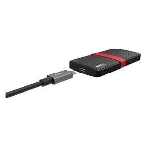 Emtec SSD Power Plus X200 - SSD - 128 Go - externe (portable) - USB 3.1 Gen 1 (USB-C connecteur) - Publicité