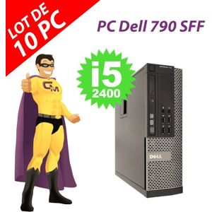 Lot x10 PC Dell OptiPlex 790 SFF Intel i5-2400 RAM 4Go Disque 250Go Windows 10 - Publicité