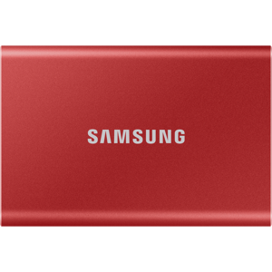 Samsung SSD externe T7 USB 3.2 500 Go (Rouge)