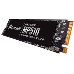 Corsair MP510, Force Series, 960 Go Ultra-Rapides PCIe Gen 3 x4, M.2 NVMe, Disque SSD (Jusqu’à 3 480 Mo/s Lecture Séquentielle et 3 000 Mo/s D’Écriture Séquentielle, 3D TLC NAND et Format M.2) Noir - Publicité