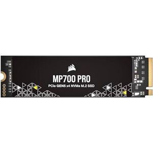 Corsair MP700 Pro 1 to M.2 PCIe Gen5 x4 NVMe 2.0 SSD M.2 2280 Jusqu'à 11 700 Mo/s en Lecture Séquentielle TLC NAND Haute Densité Noir - Publicité