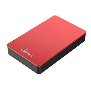 Sonnics 320GB USB 3.0 Externe Desktop Durs Disques pour Fenêtres PC, Mac, Smart TV, Xbox One & PS4, Rouge - Publicité
