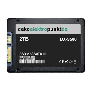 dekoelektropunktde 2 to Disque Dur SSD Compatible avec ASUS F1A55-M LX Plus R2.0 Carte mère, Remplacement Alternatif 2,5" SATA3 - Publicité