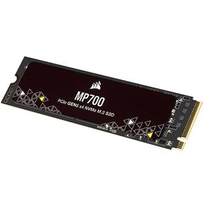 Corsair MP700 1 to PCIe Gen5 x4 NVMe 2.0 M.2 SSD TLC NAND Haute Densité M.2 2280 Compatible DirectStorage Jusqu'à 10 000 Mo/s Rétrocompatibilité PCIe Gen4 et Gen3 Noir - Publicité