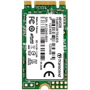 Transcend 420S M.2 480 Go Série ATA III 3D NAND Moutarde