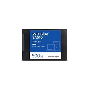 Western Digital Disque Dur Sa510 - Sata Ssd - 500gb Interne - Format 2.5 - Bleu